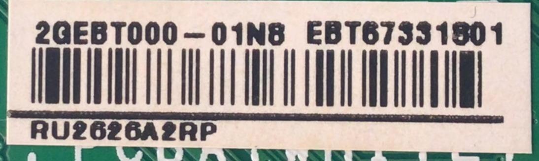 MAIN PARA SMART TV LG 4K RESOLUCION (3840 X 2160) / NUMERO DE PARTE EBT67331801 / EAX69763506 / 2GEBT000-01N8 / RU2626A2RP / 67331801 / NUMERO DE PANEL NC860TQF-AAKP1 / MODELO 86NANO75UQA - Imagen 2